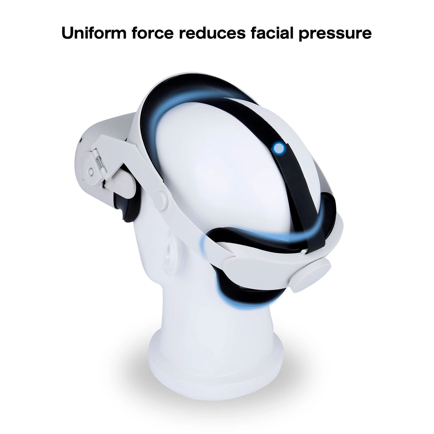 GOMRVR Head Strap for  Quest 2 Halo Strap Virtual Reality Supporting Forcesupport Upgrades Head Strap for  Quest 2 A