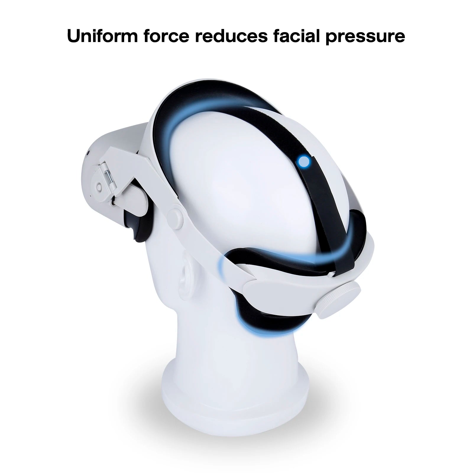 GOMRVR Head Strap for  Quest 2 Halo Strap Virtual Reality Supporting Forcesupport Upgrades Head Strap for  Quest 2 A