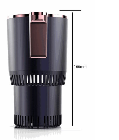 Smart Car Cup Holder Digital Temperature Display Drink Cup Warmer Cooler Mini Car Refrigerator