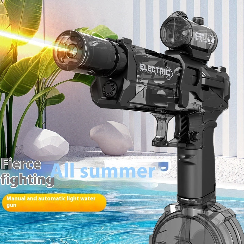 Fire Rat Electric Water Pistol Cool Light Full Automatic Water Spray Gun . Toy Sports Entertainment Children Gifts AC223