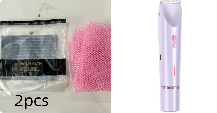 Hair Remover Women's Double Head Shaver Private Pubic Hair Trimmer Electric Razor Wet Dry Electric Body Hair