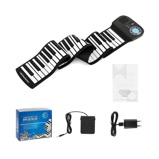 Portable 88-Key Roll up Electronic Piano for Kids and Beginners